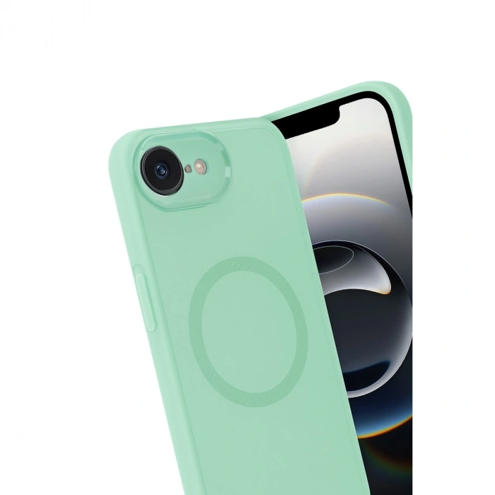 İphone 16e Kılıf Maya Karbon Kapak - Koyu Yeşil