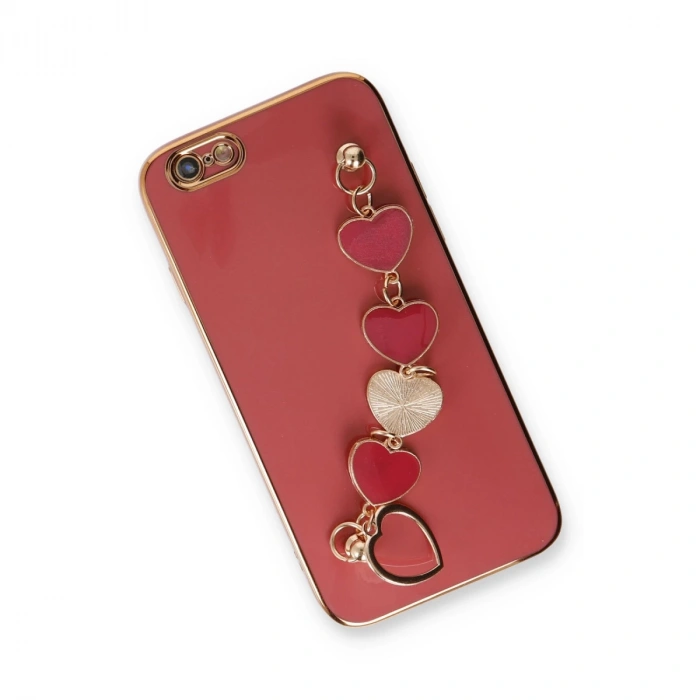 İphone 6 Kılıf Esila Silikon - Kırmızı