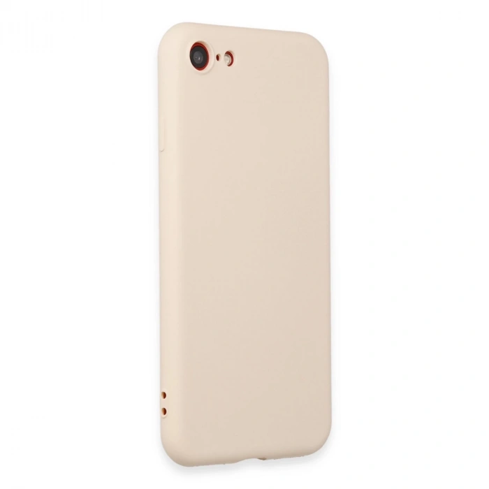 İphone 7 Kılıf First Silikon - Krem