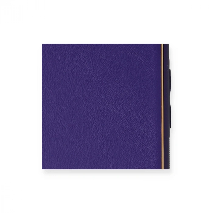 İphone 7 Plus Kılıf Coco Deri Silikon Kapak - Mor