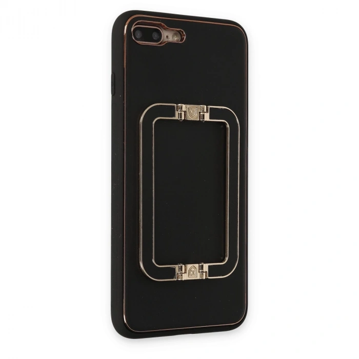 İphone 7 Plus Kılıf Coco Elit Kapak - Siyah