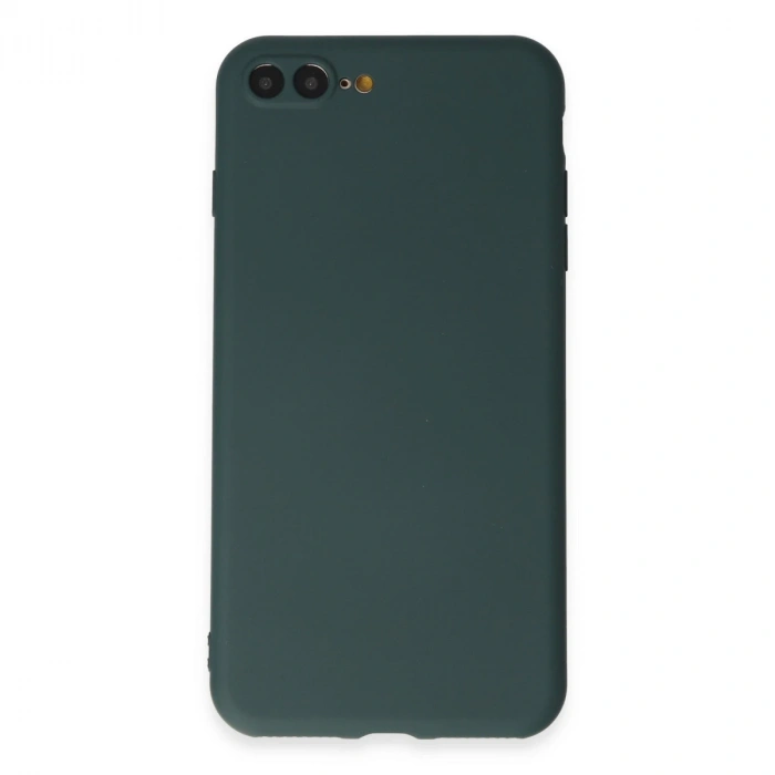 İphone 7 Plus Kılıf First Silikon - Koyu Yeşil