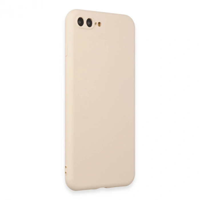 İphone 7 Plus Kılıf First Silikon - Krem