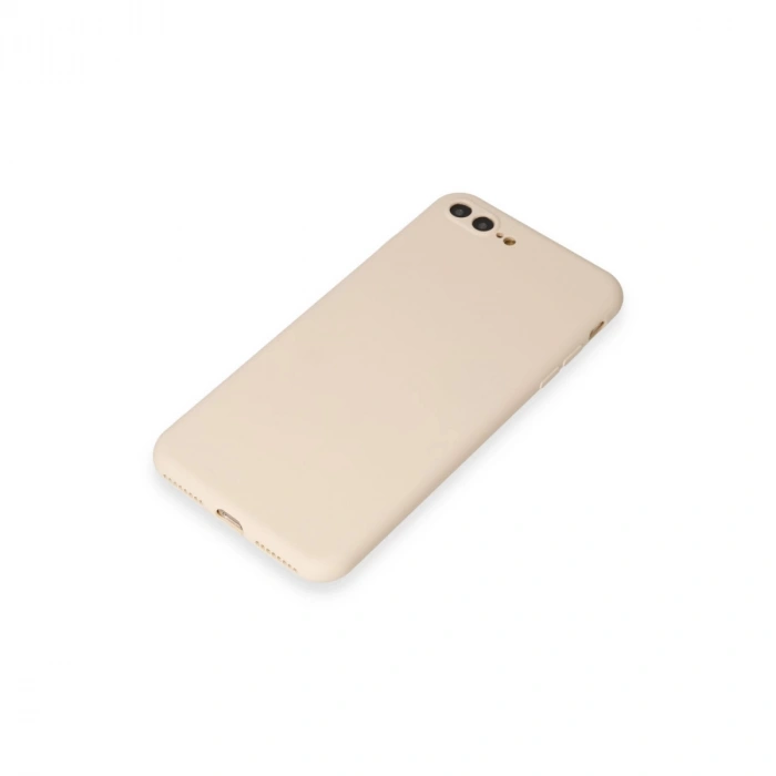 İphone 7 Plus Kılıf First Silikon - Krem