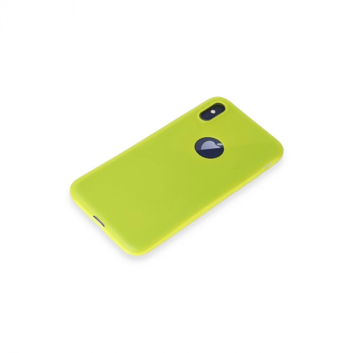 İphone X Kılıf First Silikon - Parlak Sarı