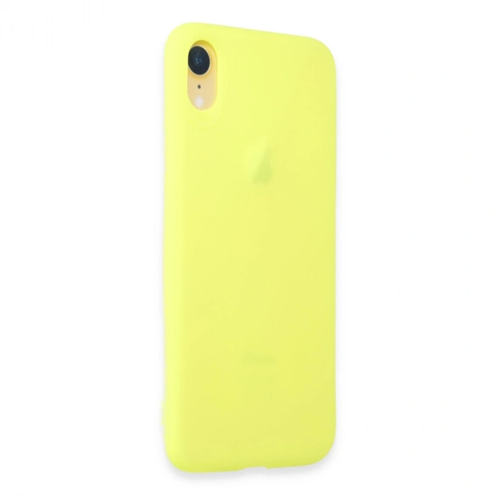 İphone Xr Kılıf First Silikon - Parlak Yeşil