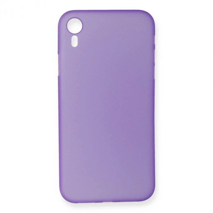 İphone Xr Kılıf Pp Ultra İnce Kapak - Mor