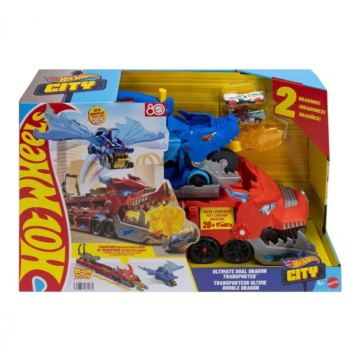 Jbm72 Hot Wheels Ultimate Dual Dragon Transporter