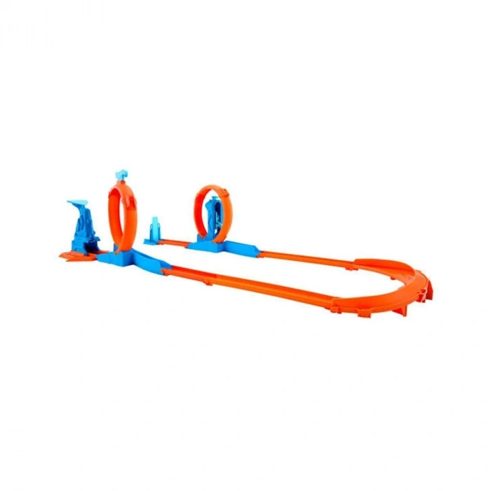 Jdw39 Hot Wheels Track Creator Triple Loop Speed Kit