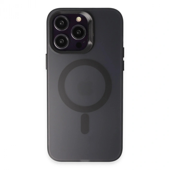 Joko Apple İphone 15 Pro Kılıf Mateks Magsafe Kapak - Siyah