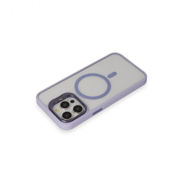 Joko Apple İphone 15 Pro Kılıf Roblox Lens Magsafe Standlı Kapak - Lila