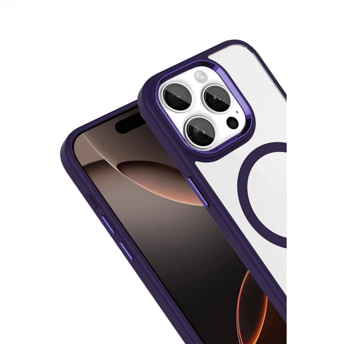 Joko Apple İphone 15 Pro Max Terea Magsafe Kapak - Derin Mor