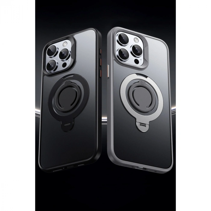 Joko Apple İphone 16 Pro Avatar 360 Dönen Magsafe Kapak - Siyah