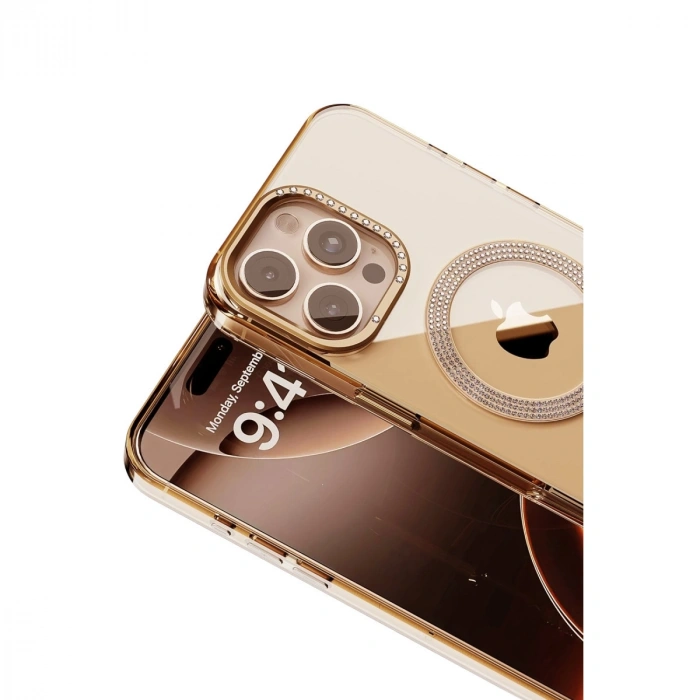Joko Apple İphone 16 Pro Max Tash Diamond Magsafe Kapak - Gold