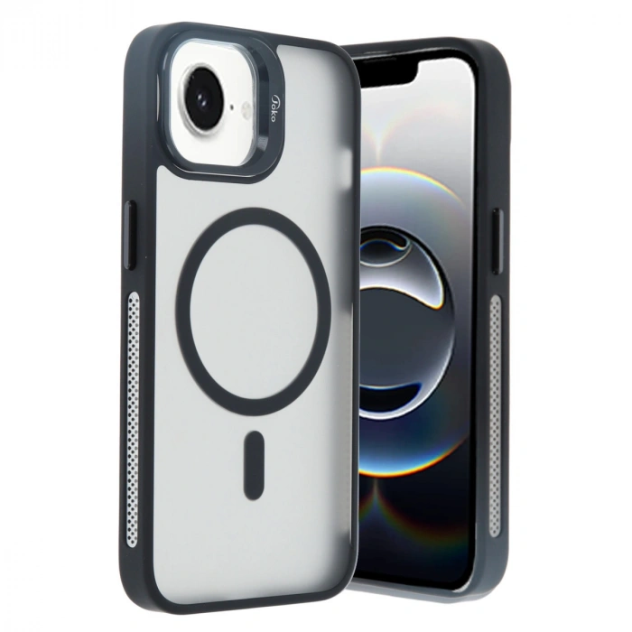 Joko Apple İphone 16e Flet Lens Magsafe Kapak - Siyah