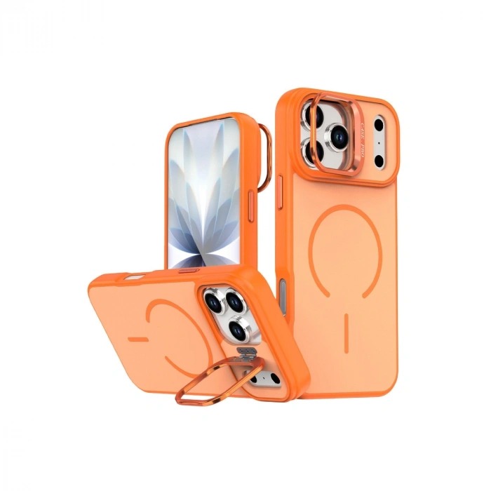 Joko Apple İphone 17 Pro Max Flexa Magsafe Kapak - Turuncu