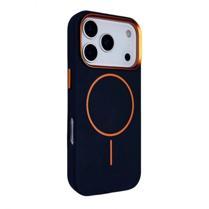 Joko Apple İphone 17 Pro Max Luno Deri Magsafe Kapak - Mavi