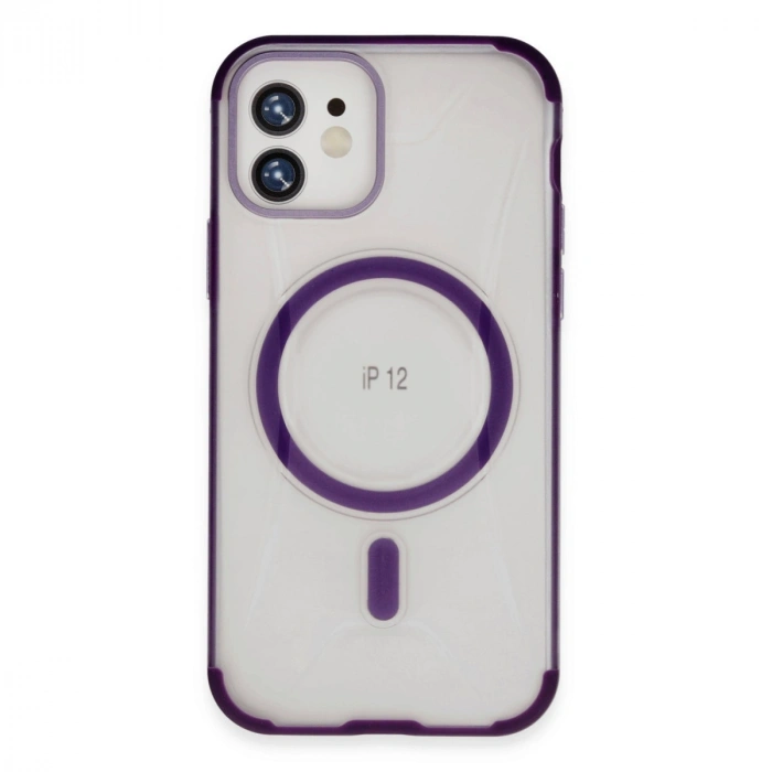 Joko İphone 12 Hilton Magsafe Kapak - Derin Mor