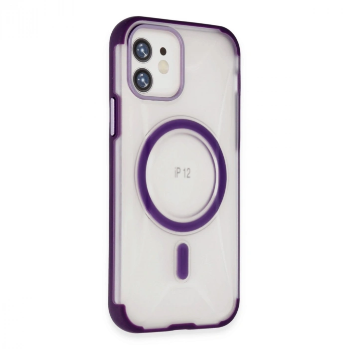 Joko İphone 12 Hilton Magsafe Kapak - Derin Mor