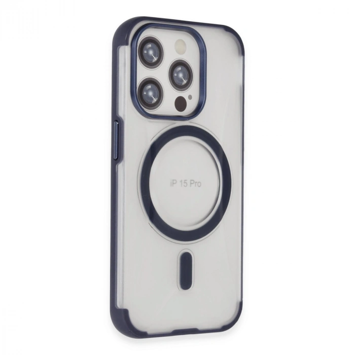 Joko İphone 15 Pro Hilton Magsafe Kapak - Lacivert