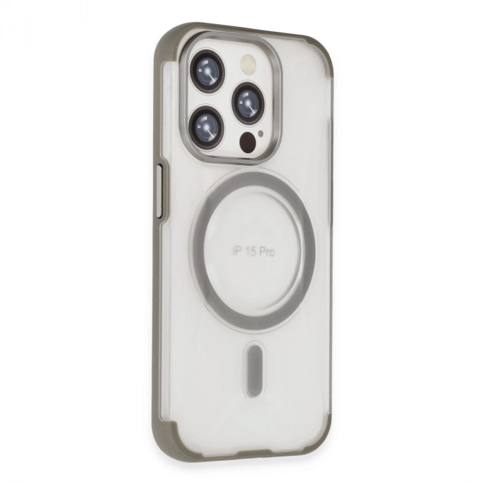 Joko İphone 15 Pro Hilton Magsafe Kapak - Titan Gri