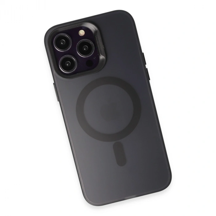 Joko İphone 15 Pro Kılıf Mateks Magsafe Kapak - Siyah