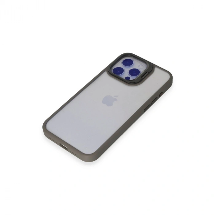 Joko İphone 15 Pro Max Kılıf Roblox Lens Standlı Kapak - Titan Gri