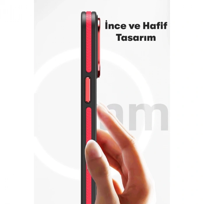 Joko İphone 15 Pro Max Winner Magsafe Kapak - Kırmızı