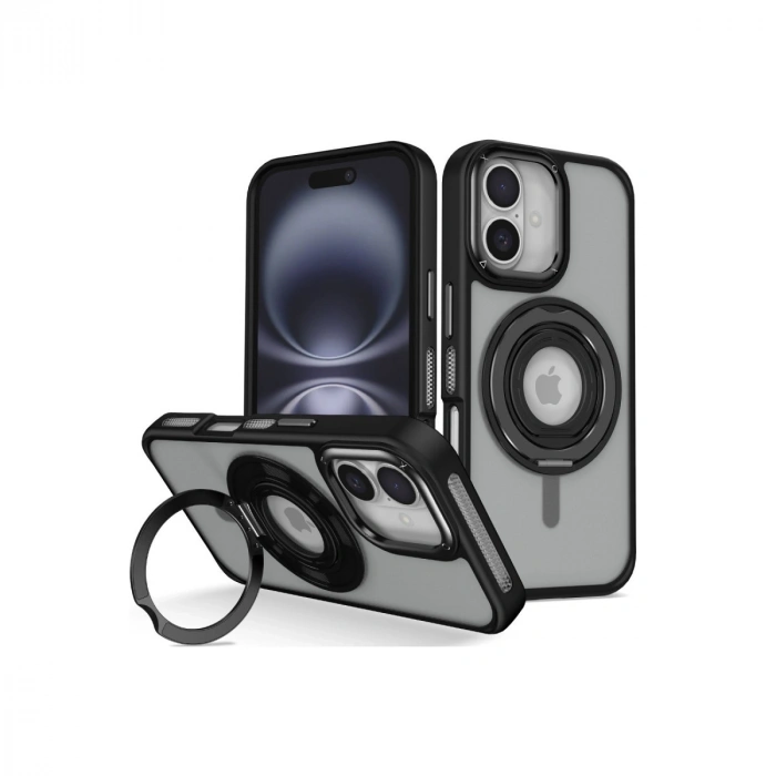 Joko İphone 16 Banza Magsafe Standlı Kapak - Siyah