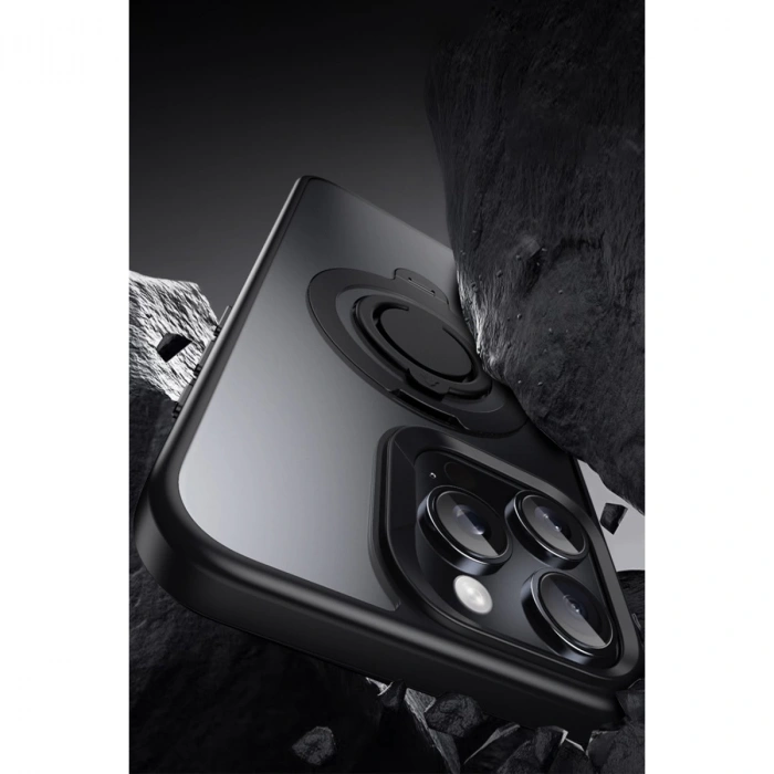 Joko İphone 16 Pro Avatar 360 Dönen Magsafe Kapak - Titan Gri