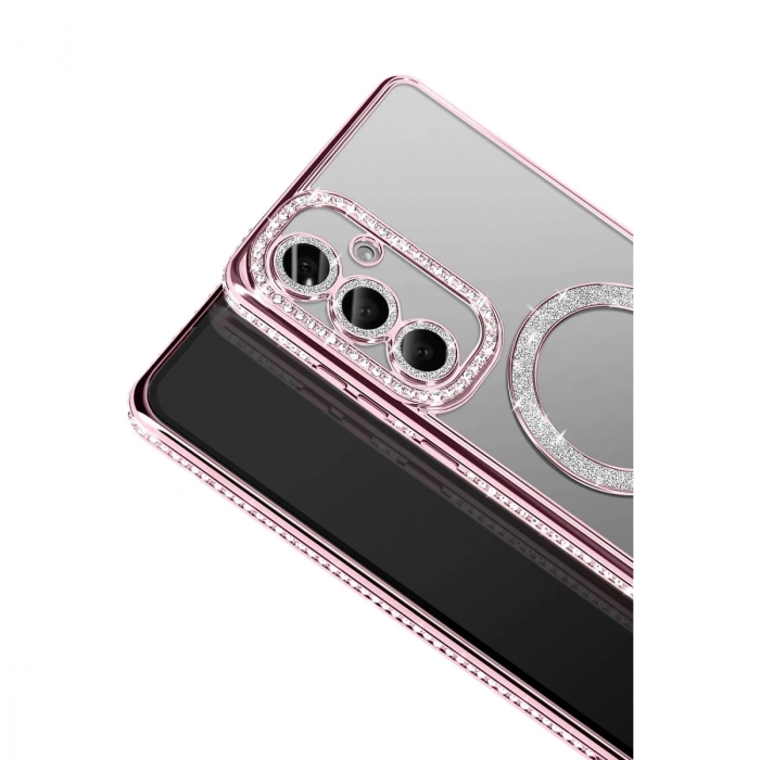 Joko Samsung Galaxy A37 5g Joke Simli Magneticsafe Kılıf - Pembe