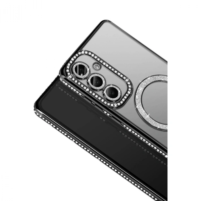 Joko Samsung Galaxy A57 5g Joke Simli Magneticsafe Kılıf - Siyah