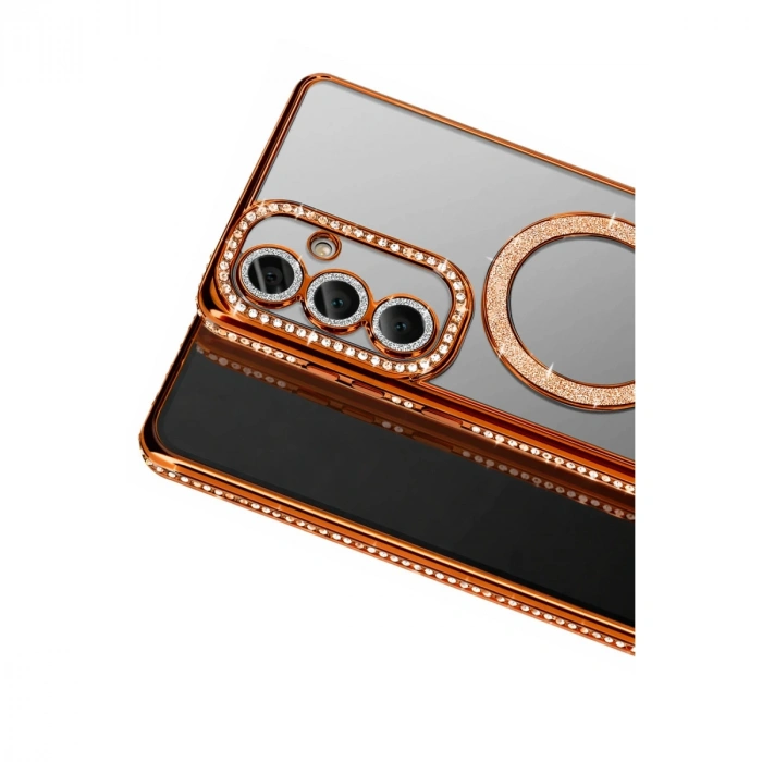 Joko Samsung Galaxy A57 5g Joke Simli Magneticsafe Kılıf - Turuncu