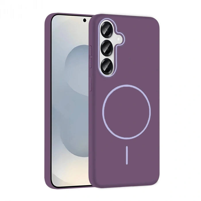Joko Samsung Galaxy S23 Fe Broş Magsafe Kapak - Mor