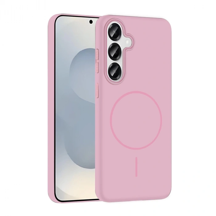 Joko Samsung Galaxy S25 Broş Magsafe Kapak - Pembe