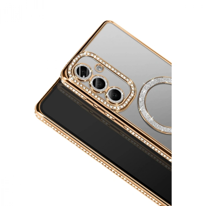 Joko Samsung Galaxy S26 Joke Simli Magneticsafe Kılıf - Gold