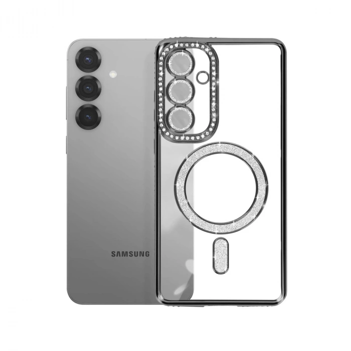 Joko Samsung Galaxy S26 Joke Simli Magneticsafe Kılıf - Siyah