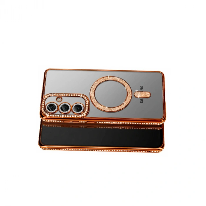 Joko Samsung Galaxy S26 Joke Simli Magneticsafe Kılıf - Turuncu