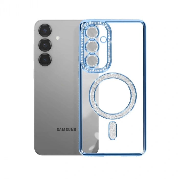 Joko Samsung Galaxy S26 Plus Joke Simli Magneticsafe Kılıf - Mavi