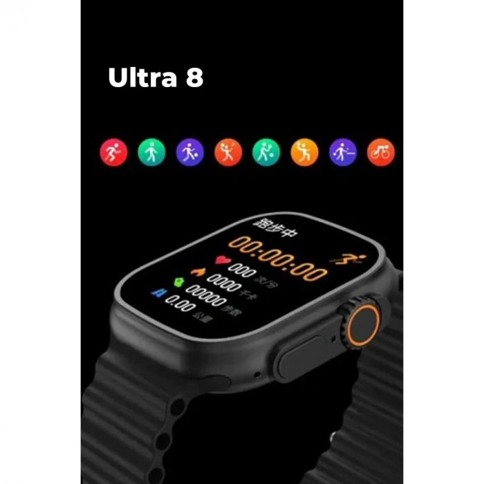 Joko Ultra 8 2.1 İnç Ips Ekran Konuşma Ve Nfc Özellikli Akıllı Saat - Siyah