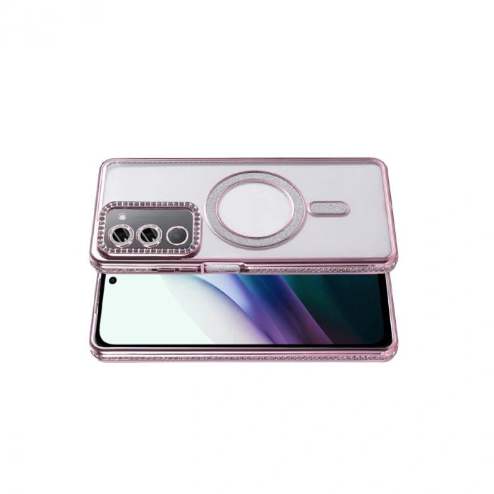 Joko Xiaomi Redmi 15 4g Joke Simli Magneticsafe Kılıf - Pembe