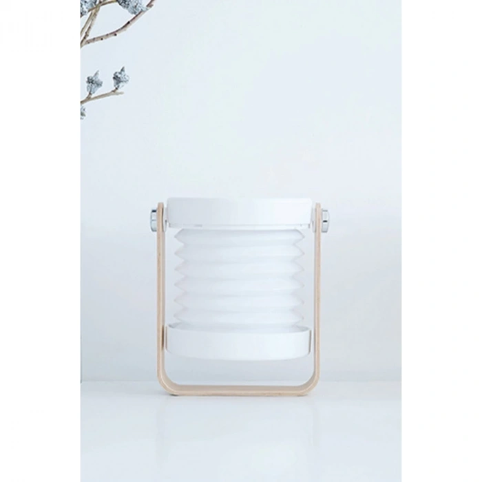 Jp-dld Kamp Lambası Görünümlü Dekoratif Gece Lambası - Beyaz