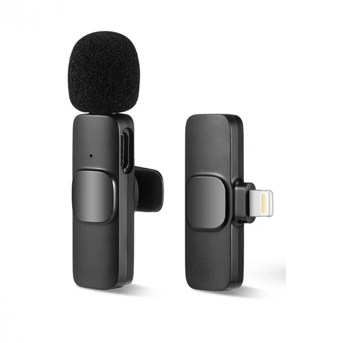 K9 Lightning Uyumlu Mikrofon - Siyah