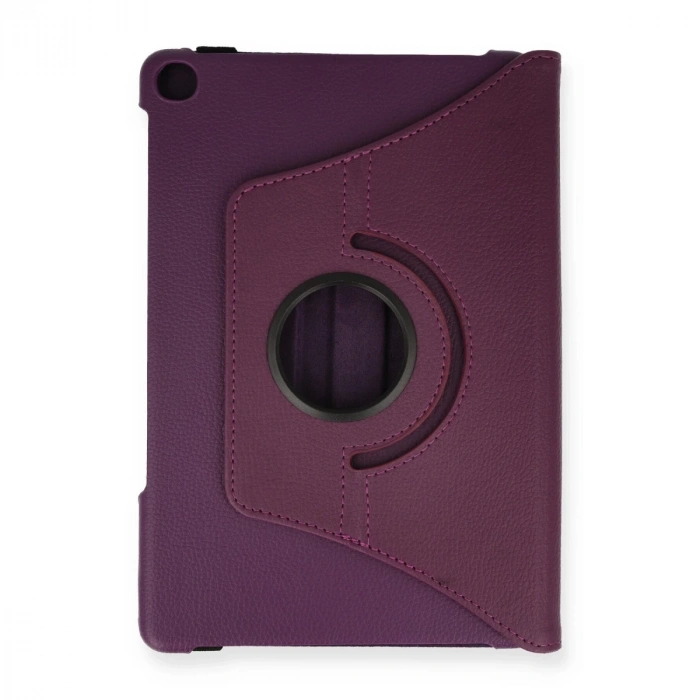 Lenovo Tab M10 Tb328fu Kılıf 360 Tablet Deri Kılıf - Mürdüm