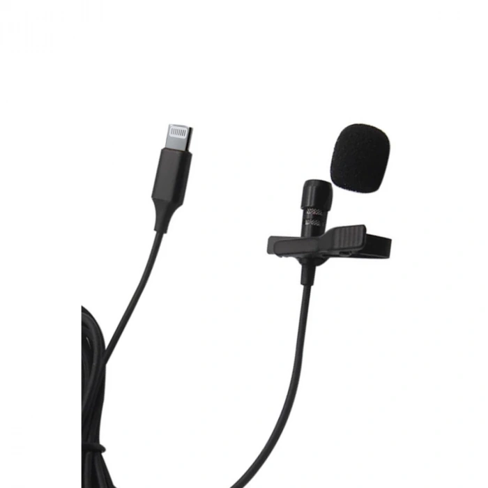 Lightning 2 Metre Double Mikrofon - Siyah