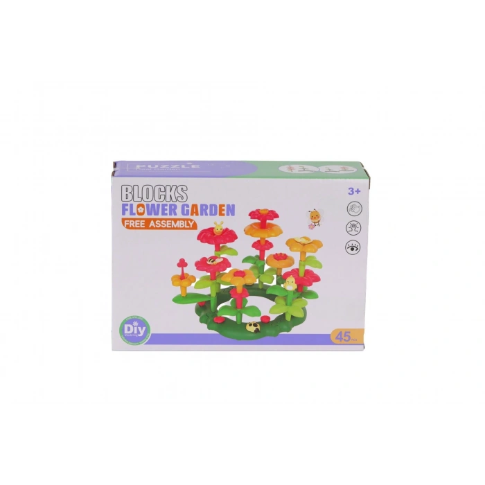 Ly008a 45 Pcs Güzel Bahçe Çiçek Seti