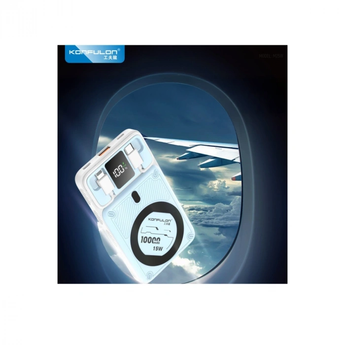 M25w 10.000 Mah 20w Pd Magsafe Powerbank - Mavi