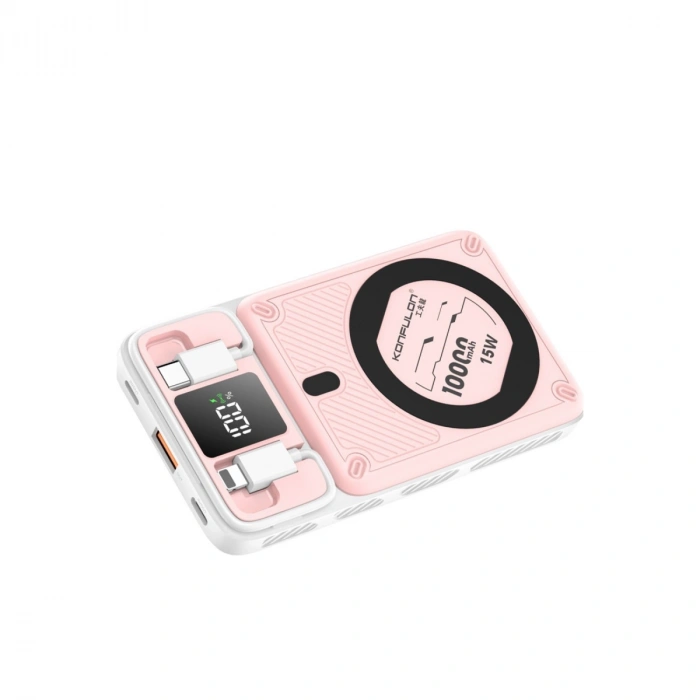 M25w 10.000 Mah 20w Pd Magsafe Powerbank - Pembe