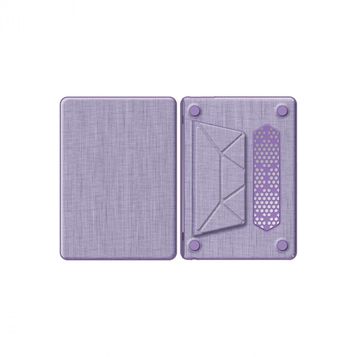 Macbook Air 15 2023 Macbook Kumaş Kapak - Mor