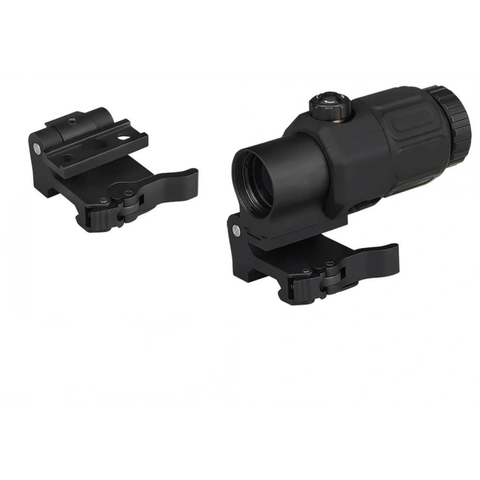 Magnifier 5x Yakınlaştırmalı Dürbün  22mm Ray Uyumlu, Katlanır Yaylı Ayaklı